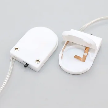 

YuXi 5PCS Plastic white CR2032 Button Coin Cell Battery Holder Case With ON/OFF Switch