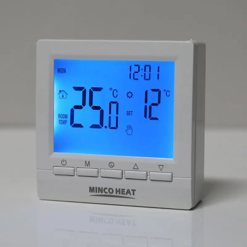 

1pc Digital Gas Boiler Thermostat 3A Weekly Programmable Room Temperature Controller