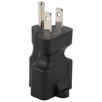 

New Pa-0201 Nema 5-15P Male To Nema 5-15R Female+5-20R Power Adapter Converter US Plug