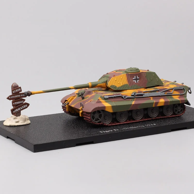 1/72 весы Atlas WW2 Royal King Tiger Ausf Танк Diecasts& Toy военный транспорт модели автомобилей Хобби Подарки Нормандия Курск Budapest