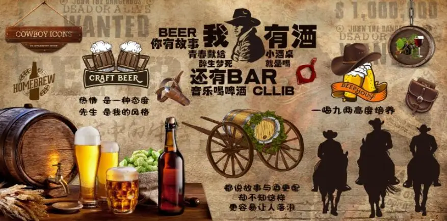beibehang papel de parede personalizado moderno novo retro tijolo cerveja bar restaurante fundo decoração