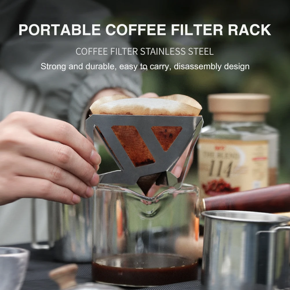 Portable Coffee Drip Rack 2020 New Stainless Steel Coffee Filter