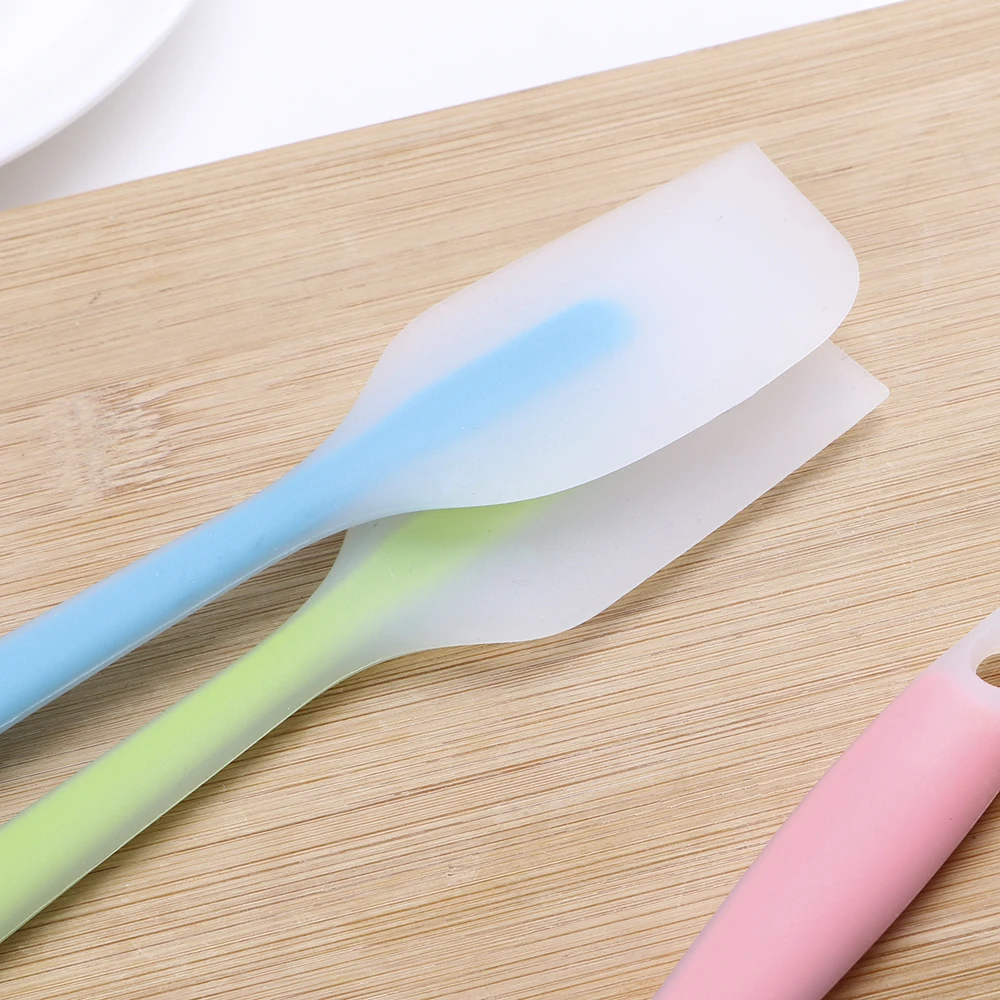 Hilife Mixer de unt Perie de prăjitură Spatulă de smântână pentru unt Ustensile de patiserie pentru coacere Spatulă de patiserie din silicon pentru amestecarea aluatului Racletă