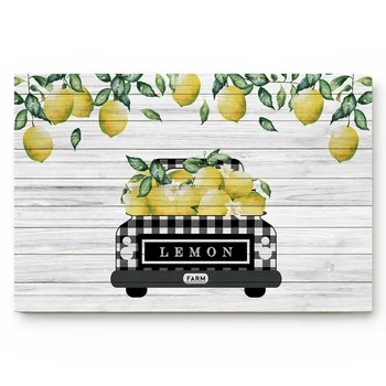 

Home doormat Lemon Truck living room door mats outdoor/indoor home decoration Anti-Slip bathroom kitchen mat