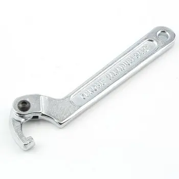 

Durable 19-51mm Chrome Vanadium Steel Adjustable Hook Wrench Pin Wrench C Shape Spanner Tool Universal Hand Tools