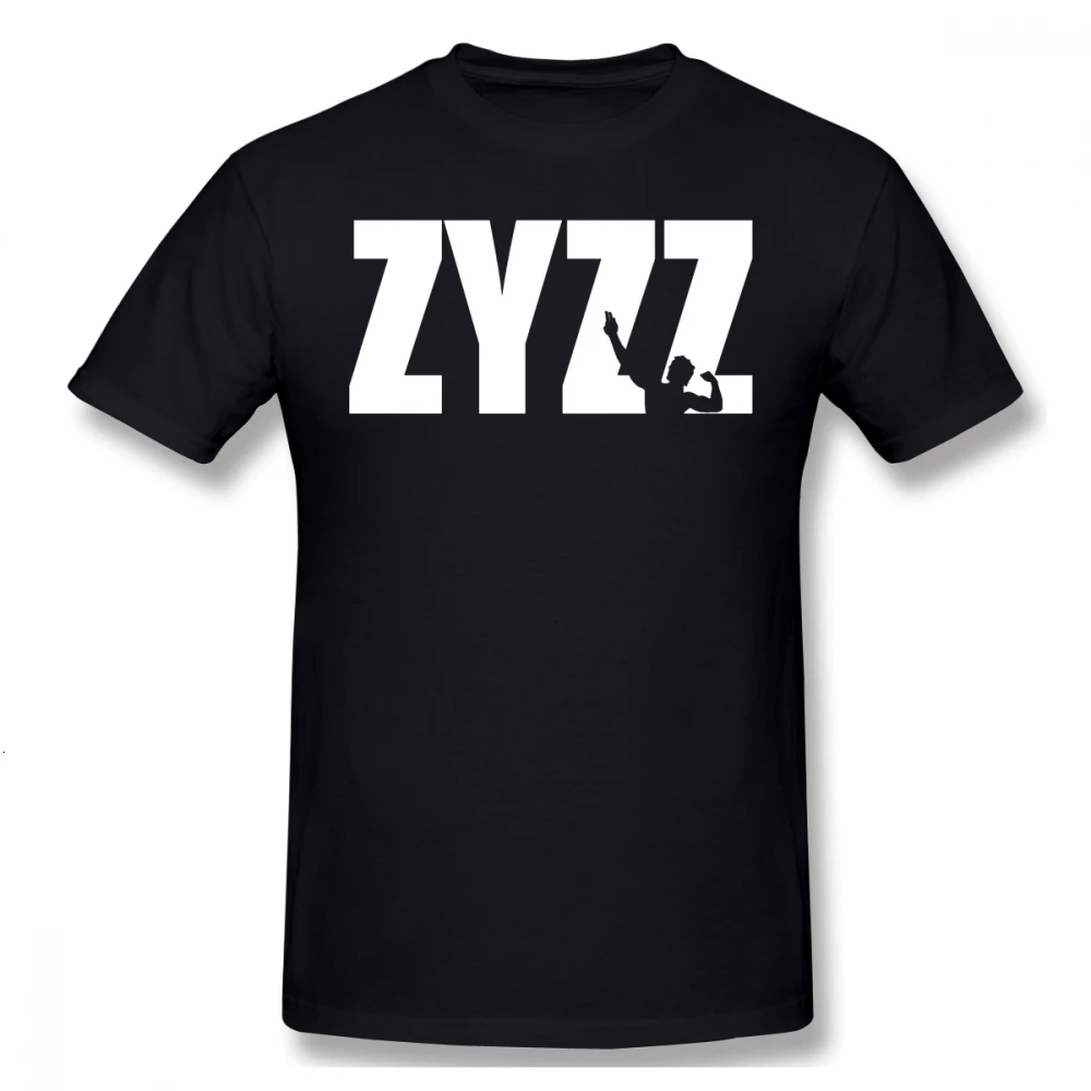 

one yona Zyzz T Shirt Zyzz Text White T-Shirt Funny Mens Tee Shirt Short Sleeves Oversized 100 Percent Cotton Printed Tshirt
