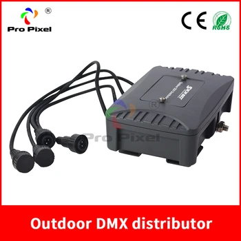 

1pcs 2 Way OUTDOOR DMX Distributor Waterproof DMX Controller IP65 DMX Splitter for Stage Light DMX Console