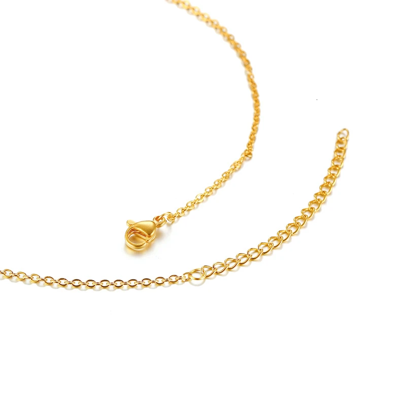 Vnox, милые Чокеры с именем сердца для женщин, ожерелья, минималистичные ювелирные изделия из нержавеющей стали, индивидуальный подарок