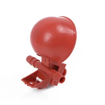 

20* Red Chicken Drinking Cups Plastic Quail Waterer Bowls Bird Feeder Accessory