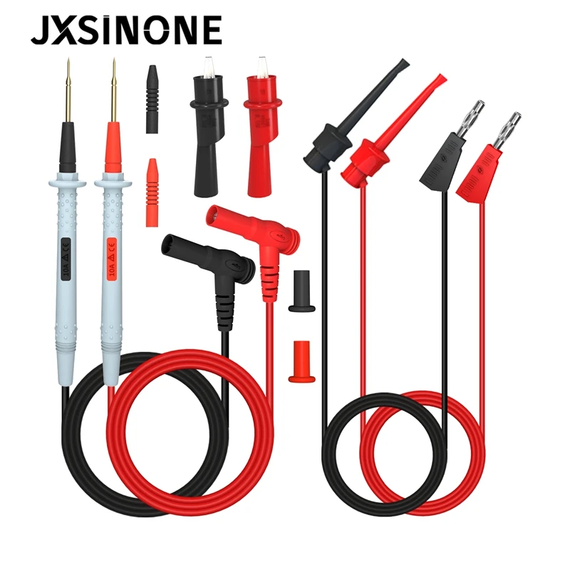 Electrical Multimeter Test Leads Set with Alligator Clips Test Hook Test  Probes Lead Professional Kit 1000V 10A CAT.II