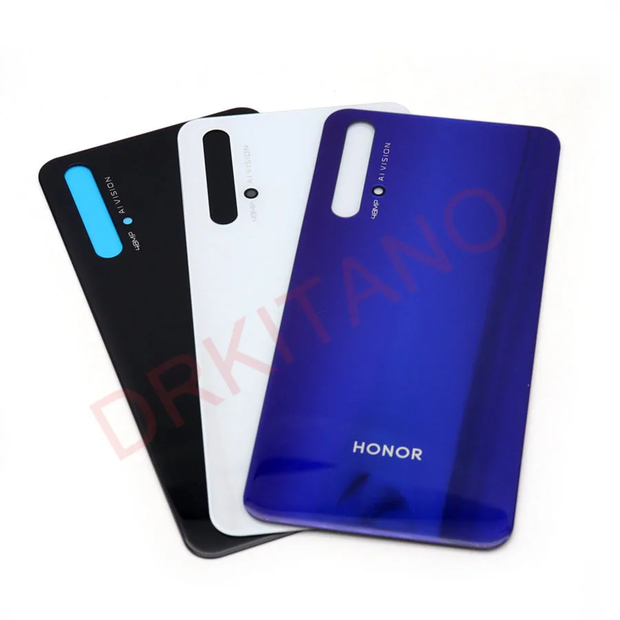 Задняя стеклянная крышка для 6 26 &quotHuawei Honor 20 батареи Корпус задней двери окно