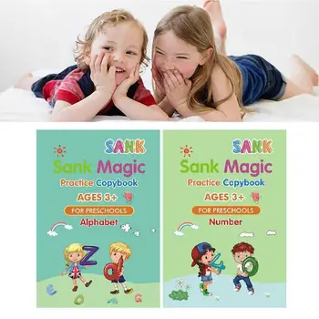 

writing stickers, English version, children's learning script