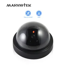 Домашняя камера для безопасности Dome Dummy камера со вспышкой светодиодный светильник имитация видеонаблюдения фальшивые камеры для улицы