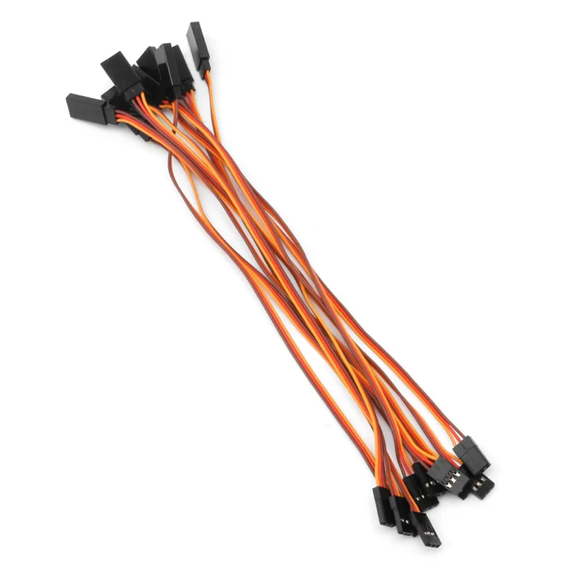 

10Pcs 200mm Servo Lead Wire Extension Cable For RC Futaba JR Male to Female 20cm