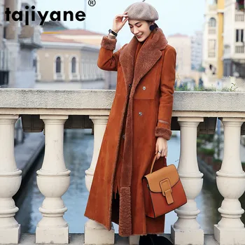 

Natural Real Fur Coat Wool Jacket Autumn Winter Coat Women Clothes 2019 Korean Vintage Streetwear Double-faced Fur Tops ZT3432