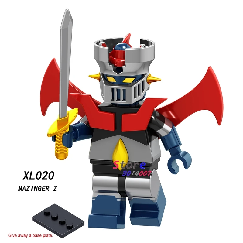Один фильм Аниме Робот Voltes V Com-battler V Mechander Robo динозавр мазинкайзер мазингер Z Voltron строительные блоки игрушки - Цвет: XL020