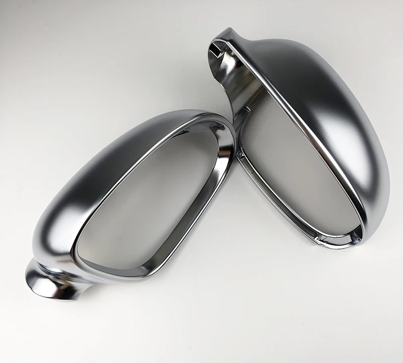 US $56.94 Matt Silver Rearview Mirror Cover Replace Caps Shell For Vw Golf 5 V Mk5 Gti Jetta Passat B55 B6 Eos Sharan Superb Side Wing
