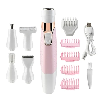 

5 In 1 Women Electric Shaver Hair Removal Machine Lady Shaving Trimmer Bikini Legs Body Depilatory