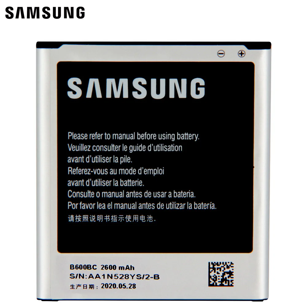 Оригинальный сменный аккумулятор Samsung B600BC B600BE для GALAXY S4 GT I9505 I9508 I959 I9500 I9502 B600BU 2600