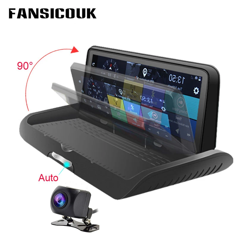 FANSICOUK 4G ADAS Автомобильный видеорегистратор 8 дюймов приборная панель Android WiFi GPS