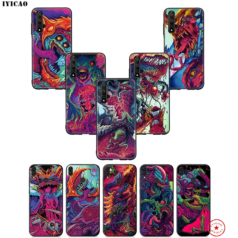 IYICAO Hyper Beast Art Soft Case for Huawei Honor 20 10 9X 9 8C 8X 8 7X 7C 7A 6A Nova 5i 4 3i 2 2i Lite Pro View Note |