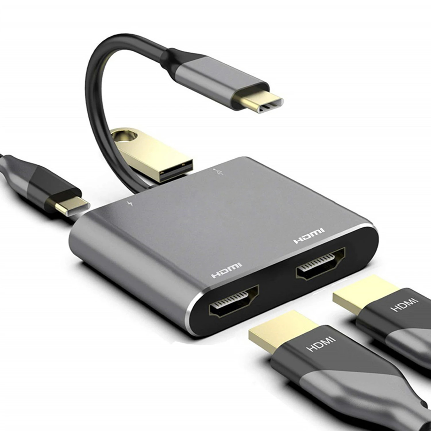 4 em 1 tipo usb c hub