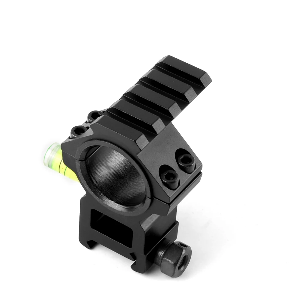 

Scope Mount Diameter 25.4/30mm Mount Adapter with Spirit Bubble Level Suit 20mm Weaver Rail for Hunting