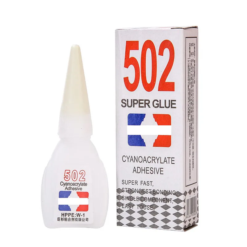 All purpose adhesive 502 glue Super strength Quick drying glue adhesive