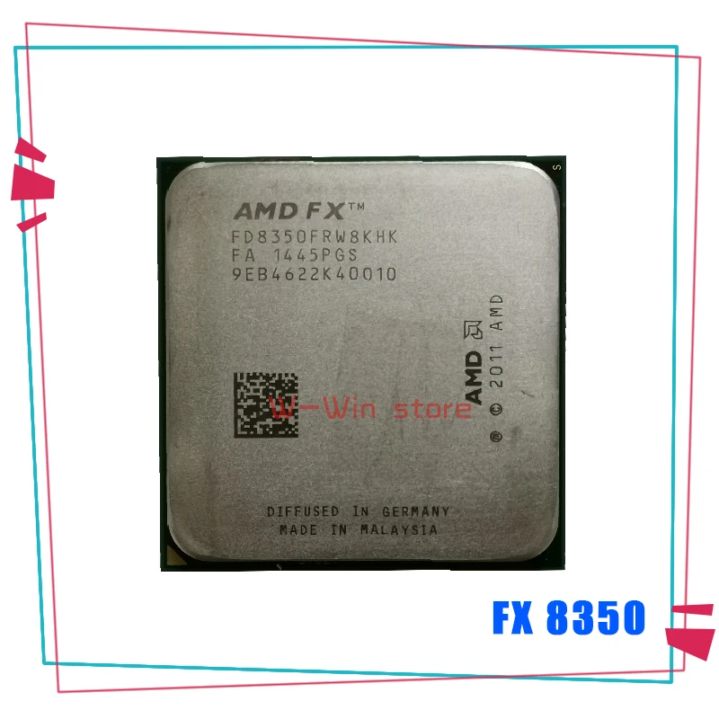 Процессор AMD FX серии FX-8350 FX 8350 4,0G Восьмиядерный процессор 125W FD8350FRW8KHK разъем AM3