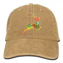 Джинсовая бейсболка с оленем для взрослых