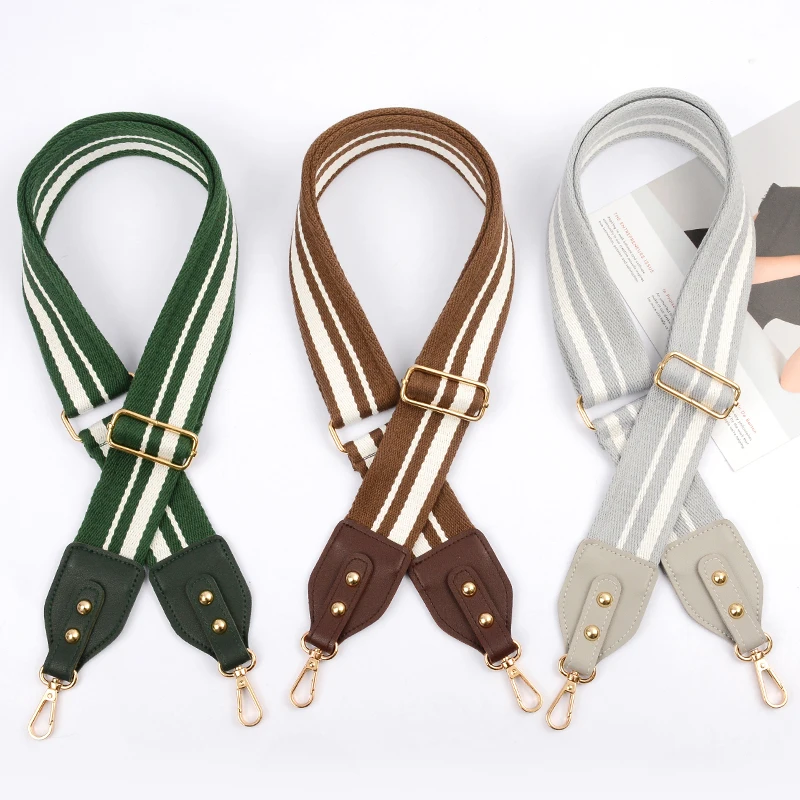 Модные расширенные ремни на плечо в диагональную полоску|Детали и аксессуары для