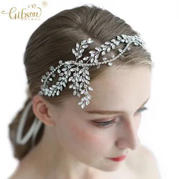 

Handmade Headpiece Crystal Rhinestone Chain Hair Band Headdress Bridal Accessories Wedding Hair Vine Headband