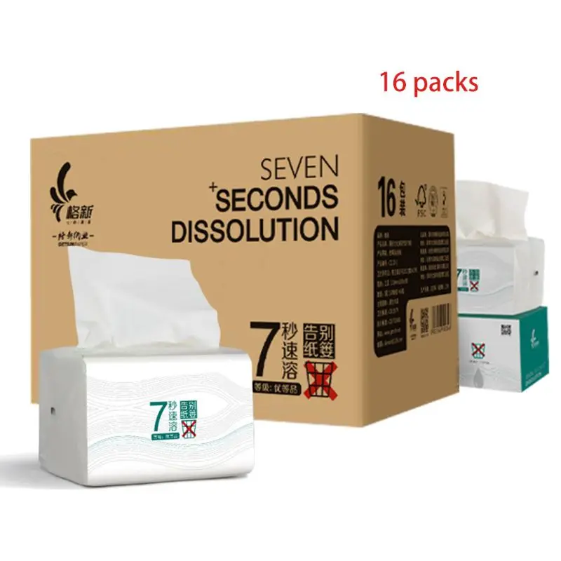 

3-Ply Facial Tissue Soft Facial Paper 320 Tissues per Pack Household Kleenex Toilet Paper Soft Skin-Friendly Paper