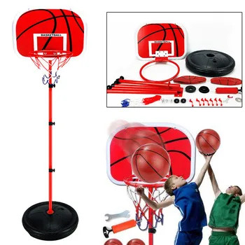 

Indoor & Outdoor Adjustable Basketball Board Height Children Hanging Basketball Stand Indoor Mini Basketball Hoop Board For Kids