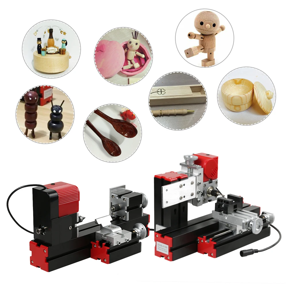 

Mini DIY Multipurpose Machine Multi-functional Motorized Transformer Jigsaw Grinder Driller Plastic Hardware Lathe Wood Lathe