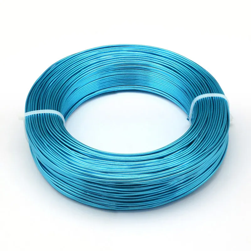 DeepSkyBlue 500g 0,6/1,2/1,5/2,0/3,0 мм алюминиевая проволока DIY компоненты ювелирных изделий Аксессуары Поиск делая ожерелья Браслеты Ремесла поставок - Цвет: DeepSkyBlue