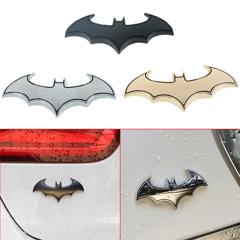 Cool Automobiles Metal Bat Badge Emblem Tail Decal Auto Logo Car Styling Motorcycle Accessories 3D Stickers | Автомобили и