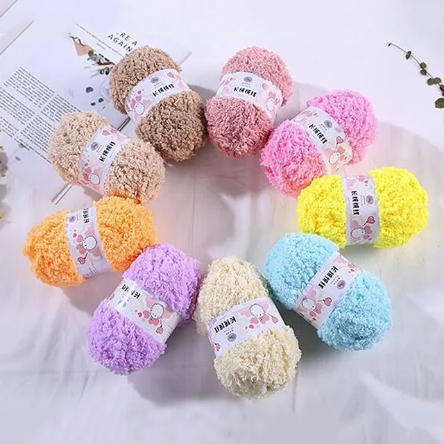 10pcs=500g Soft Smooth Yarn Baby Knitting Wool Yarn Thick Yarn