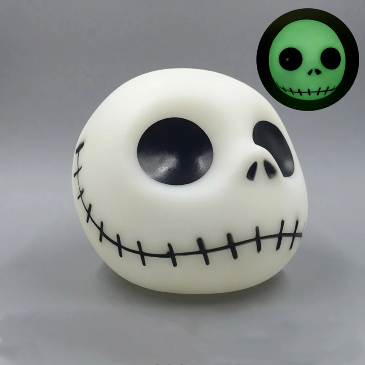 

The Nightmare Before Christmas Luminous Piggy Bank 10cm Action Figure Anime Decoration Collection Gift For Kids Adults
