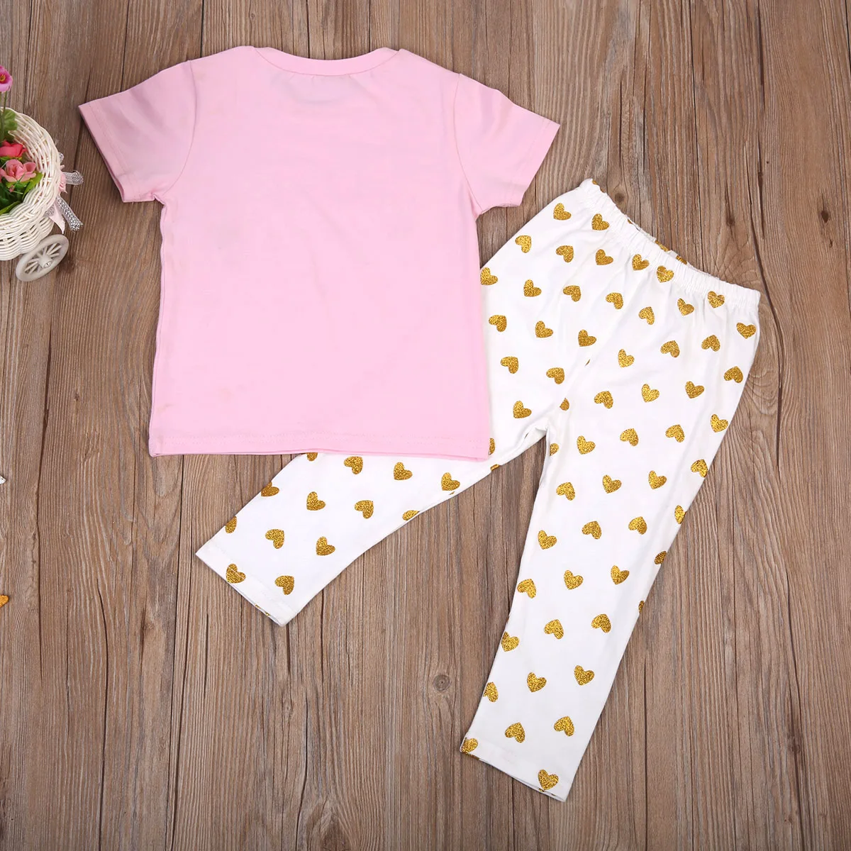 Одинаковая одежда для маленькой сестры и старшей сестры; комплект из футболки с короткими рукавами и штанов; одежда для маленьких девочек
