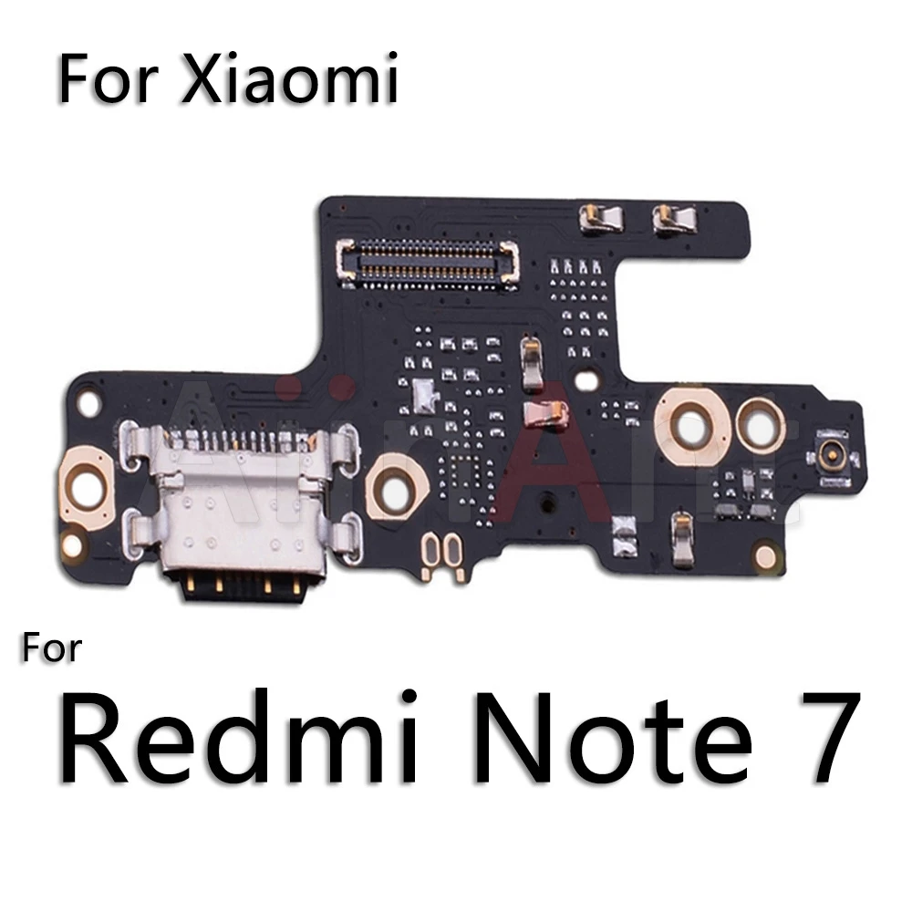 USB Дата зарядный порт зарядное устройство док-разъем гибкий кабель для Xiaomi mi Red mi Note 5 5A 6 7 Plus Pro Global Repair порты - Цвет: For Redmi Note 7