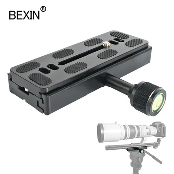 

QR120 camera adapter clamp quick release clamp long plate mount clamp telephoto clamp for Arca standard tripod head camera