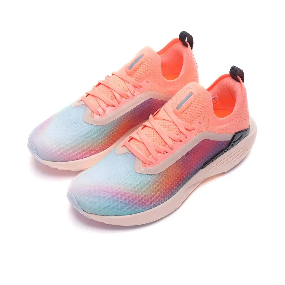 Li-Ning Women SUPER LIGHT XVII Running Shoes Mono Yarn Breathable LiNing Sport Shoes LIGHT FOAM li ning Sneakers ARBQ002