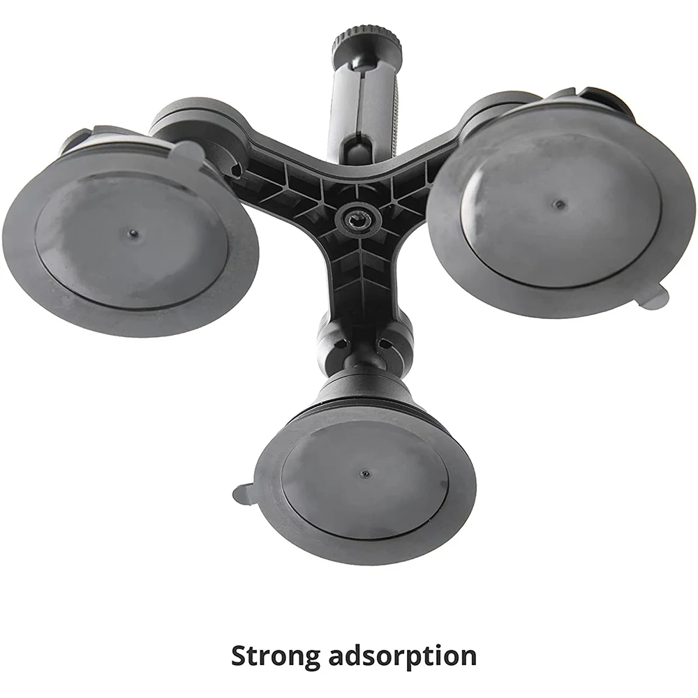 PGYTECH Triple Cup Camera Suction Mount dji action 2 Insta360 gopro Suction Cup Car Holder Window Mount Accessory Universal