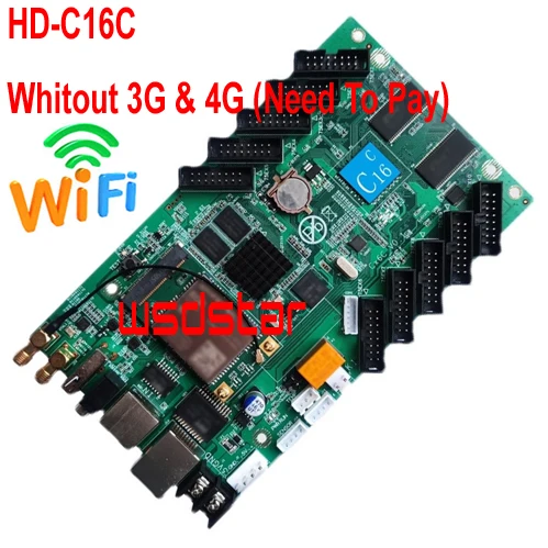 HUIDU HD-C16C HD C16C 384*320 самое широкое: 8192 самый высокий светодиодный 512 Светодиодная
