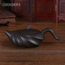 CHANSHOVA Chinese Kung Fu teapot handmade Yixing teapot tea set easy to bubble small pot ceramic teapot hand-drawn pot