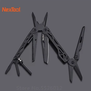 

NEXTOOL Multi-function knife 10 IN 1 Portable Folding Knife Tools Stainless Steel Opener Screwdriver Saw Pliers Ruler Cutter