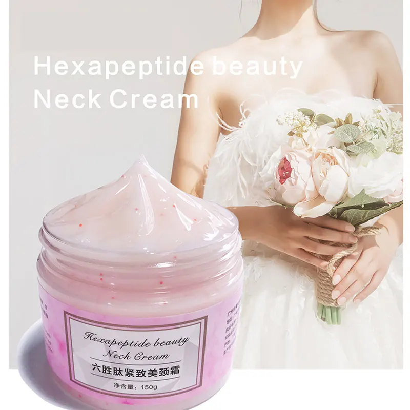 

150g Six Peptides Anti Wrinkles Neck Cream Whitening Lifting Mask Firming for Neckline Skin Care Delicate and Slippery Y1