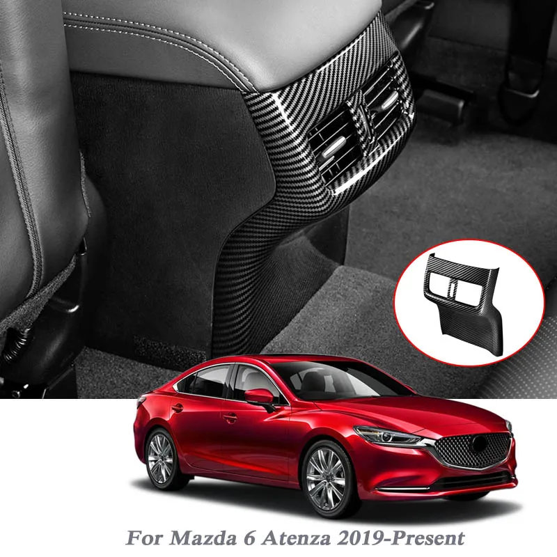 Для Mazda 6 Atenza-Н. В. Автомобильный Стайлинг ABS задний выход кондиционера декоративный блесток задний выход рамка крышка аксессуар