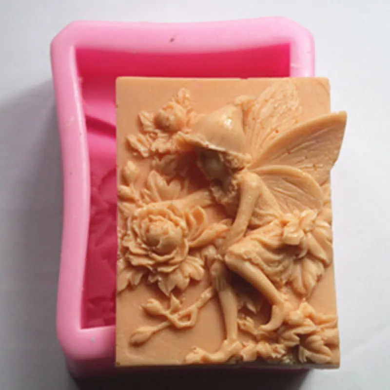 Wholesale 3d Soap Mold Dies Clay Craft Making Salt Carving Ingraving Silicone Soap Mold